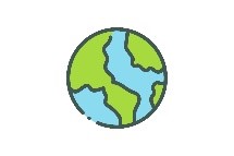 Earth Icon (Graphic) by rudezstudio · Creative Fabrica